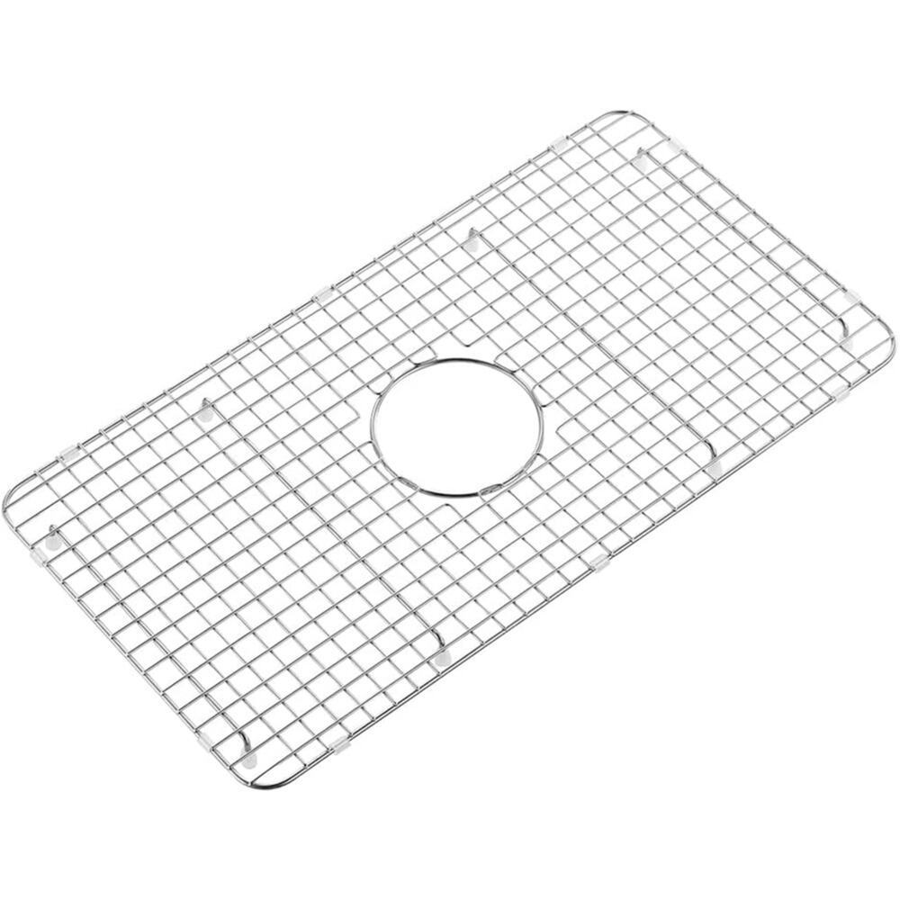 Kitchen Drain Sink Grid 25.5"x13.5" w/Supersoft Silicone Feet in Stainless Steel